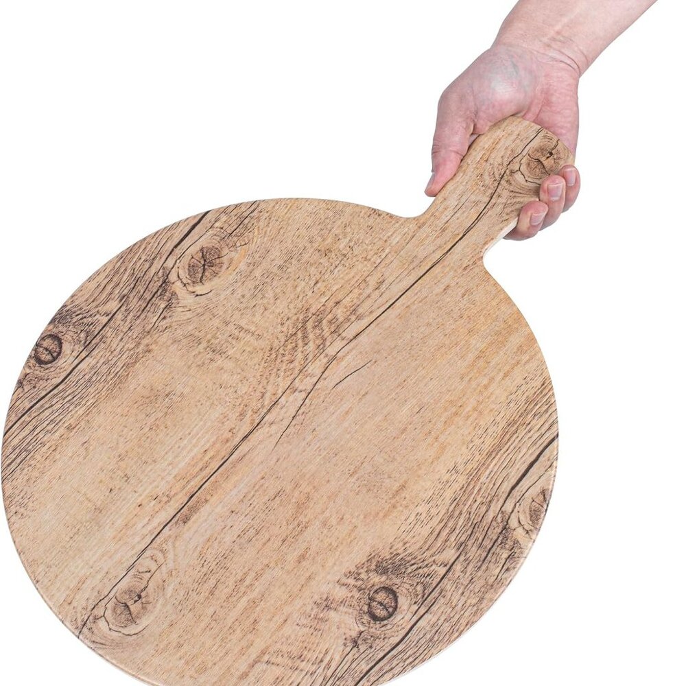 Brand New Restaurantware Faux Wood Serving Board w/ Handle